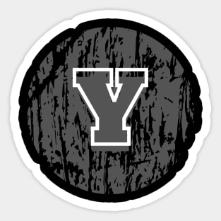 Letter Y Sticker